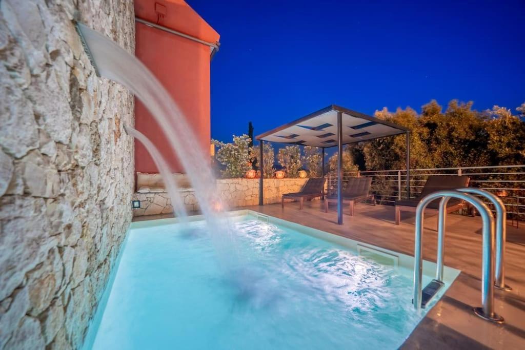 Villa Elisabeth Sea View Private Pool Fiskardo Kefalonia Katsaráta エクステリア 写真
