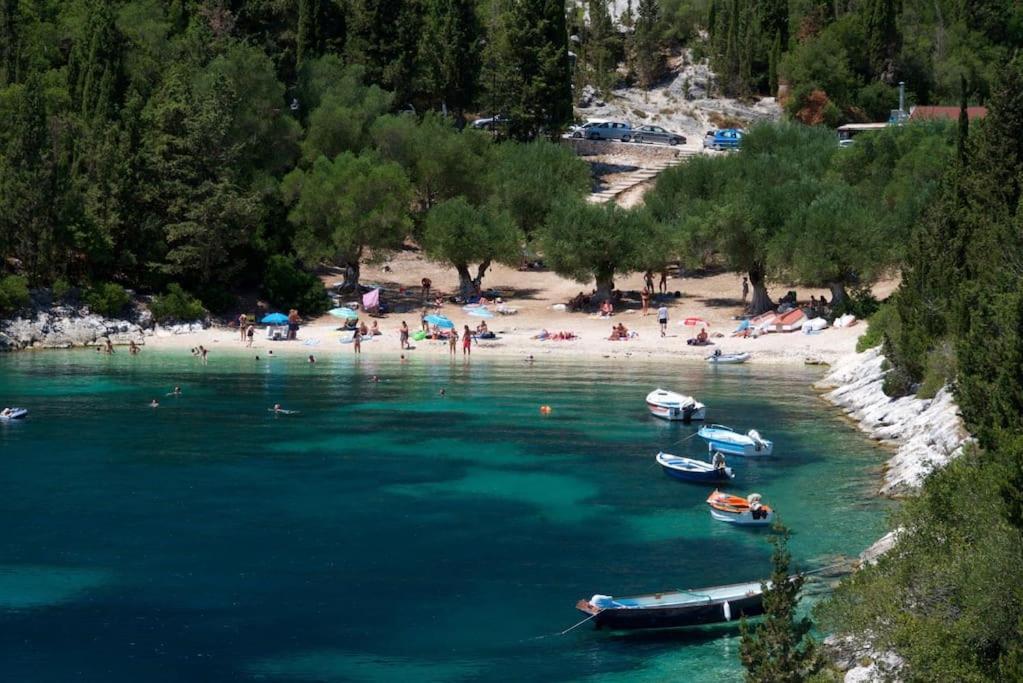 Villa Elisabeth Sea View Private Pool Fiskardo Kefalonia Katsaráta エクステリア 写真