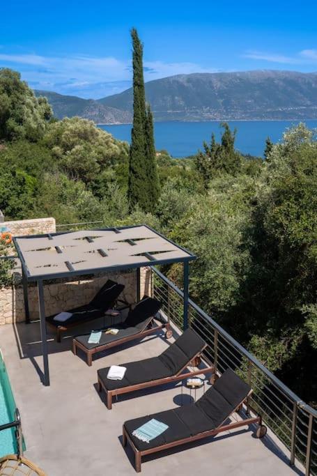 Villa Elisabeth Sea View Private Pool Fiskardo Kefalonia Katsaráta エクステリア 写真