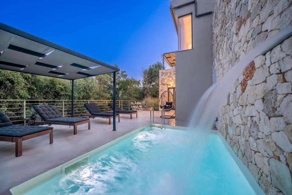 Villa Elisabeth Sea View Private Pool Fiskardo Kefalonia Katsaráta エクステリア 写真